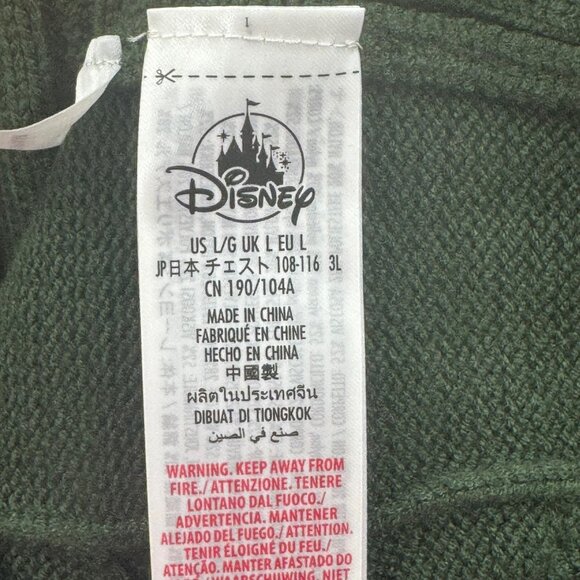 Disney Pixar Toy Story Alien Cable Knit Sweater Green Womens Size L - Picture 6 of 11